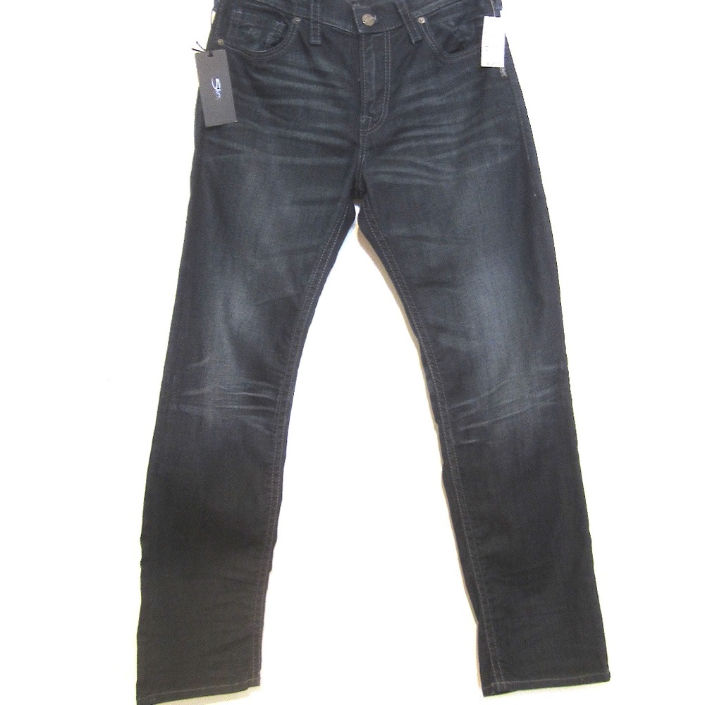 Silver Jeans Co. Men's Eddie Relaxed Fit Tapered Leg, New, W34x32L, NWT